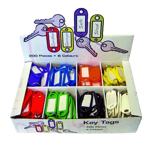 Coloured Key Tag 8033  Box [ 200 ]