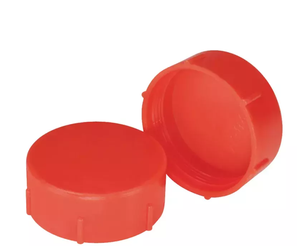 Essentra ESS-12847 Threaded Protection Cap Red